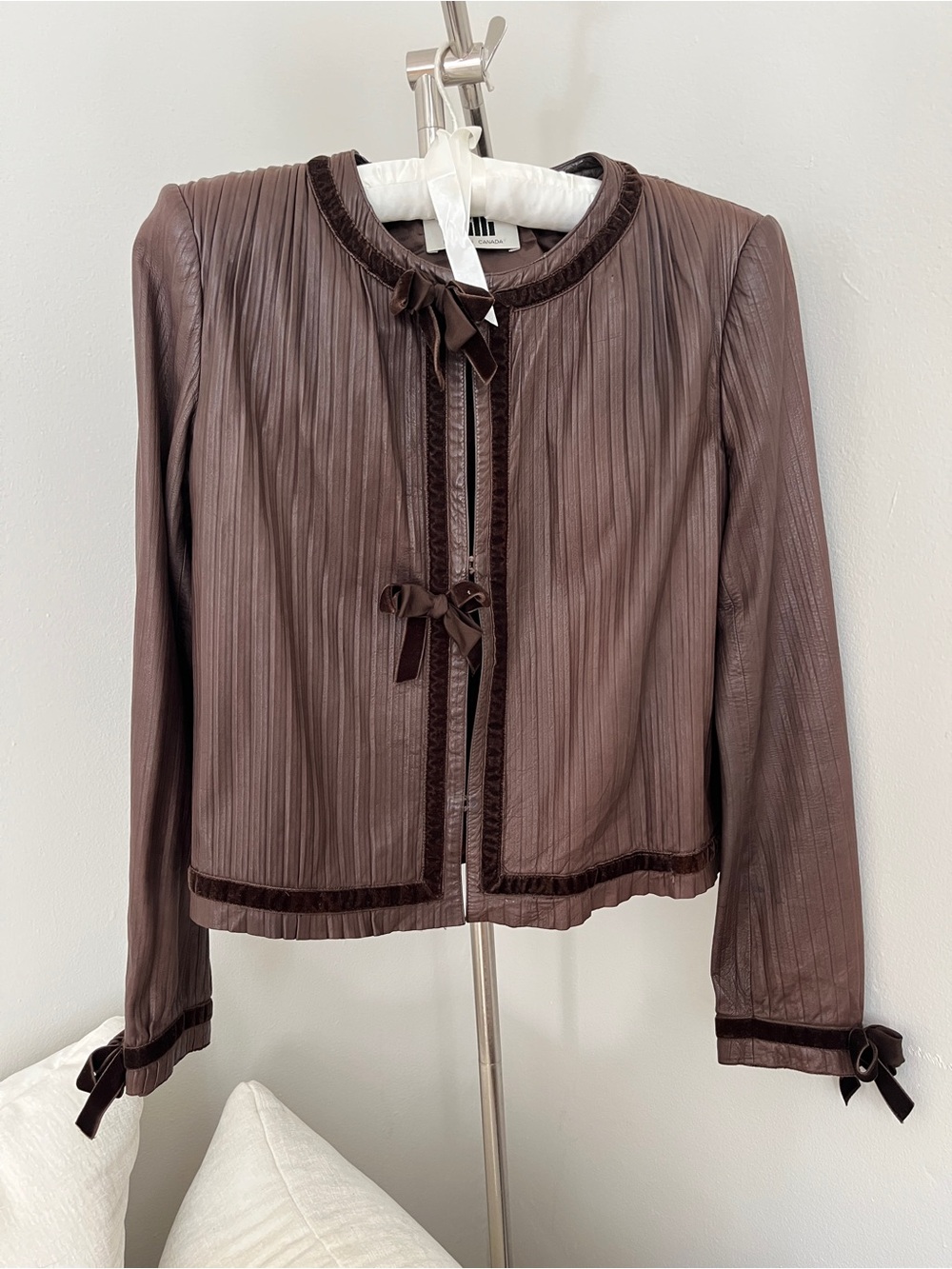 Vintage Emanuel Ungaro Lamb Leather Jacket